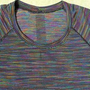 Lululemon Rainbow LOVE swiftly 2.0- short sleeve t-shirt - 10